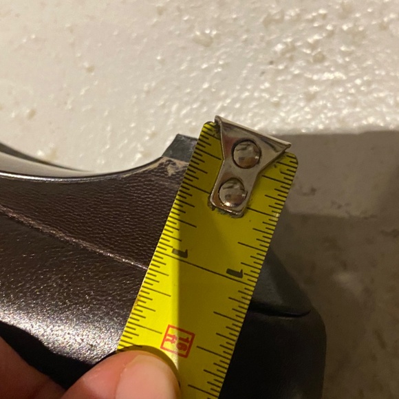 Aldo brown leather retro style kitten heel with pointed toe. Sz 38 - Picture 9 of 16